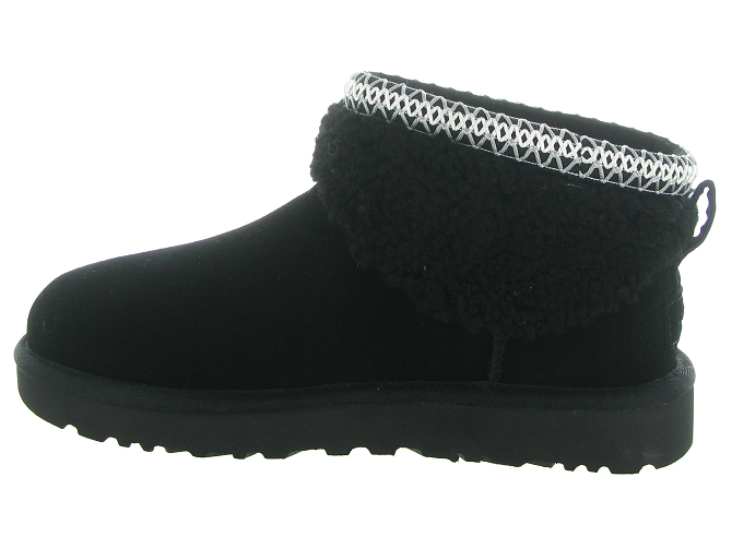 apres ski bottes fourrees - Chaussure neige - femme - Nubuck - Noir - Ugg australia7391902_4