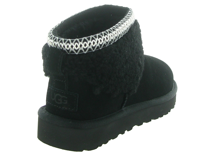 apres ski bottes fourrees - Chaussure neige - femme - Nubuck - Noir - Ugg australia7391902_5