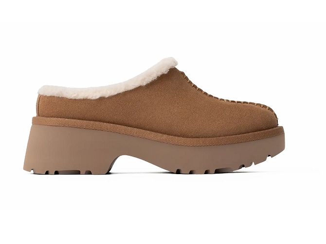 chaussons et pantoufles - Mules Sabots - femme - Nubuck - Marron - Ugg australia7392401_2