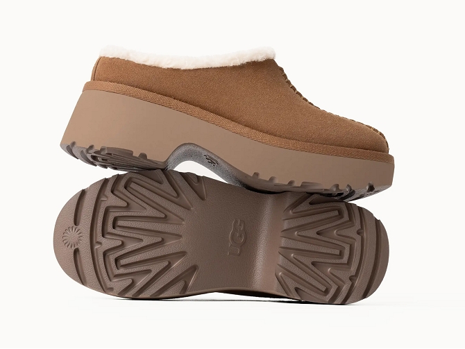 chaussons et pantoufles - Mules Sabots - femme - Nubuck - Marron - Ugg australia7392401_3