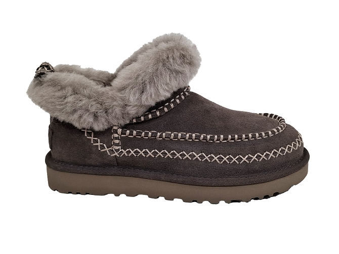 apres ski bottes fourrees - Chaussure neige - femme - Nubuck - Gris - Ugg australia7393302_2