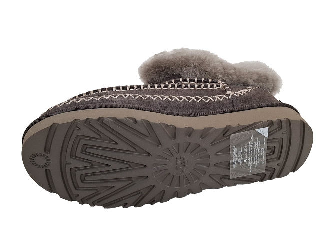 apres ski bottes fourrees - Chaussure neige - femme - Nubuck - Gris - Ugg australia7393302_4