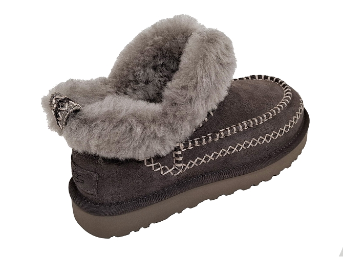 apres ski bottes fourrees - Chaussure neige - femme - Nubuck - Gris - Ugg australia7393302_5