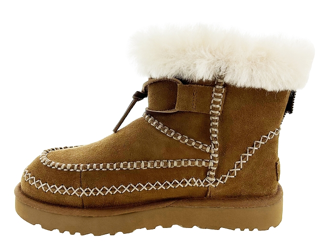 apres ski bottes fourrees - Chaussure neige - femme - Nubuck - Marron - Ugg australia7393401_4