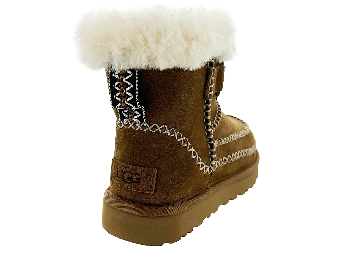 apres ski bottes fourrees - Chaussure neige - femme - Nubuck - Marron - Ugg australia7393401_5