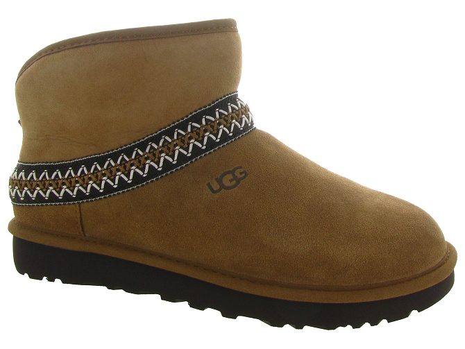 apres ski bottes fourrees - Bottine chaude - femme - Nubuck - Marron - Ugg australia