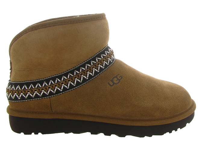 apres ski bottes fourrees - Bottine chaude - femme - Nubuck - Marron - Ugg australia7393501_2