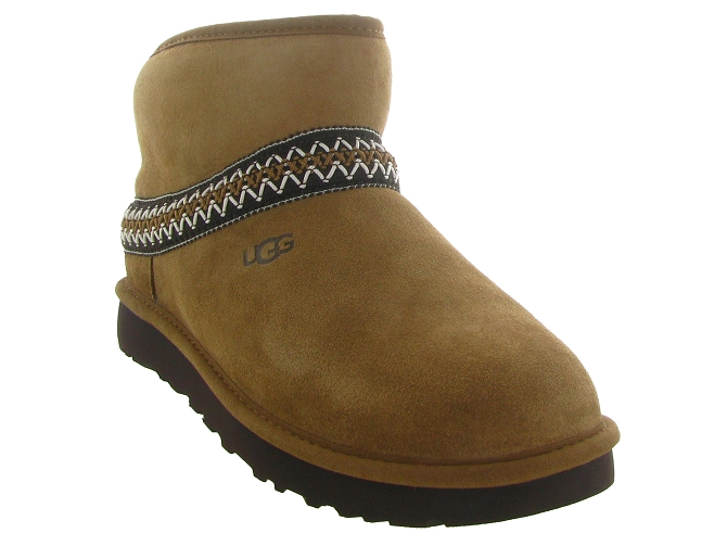 apres ski bottes fourrees - Bottine chaude - femme - Nubuck - Marron - Ugg australia7393501_3