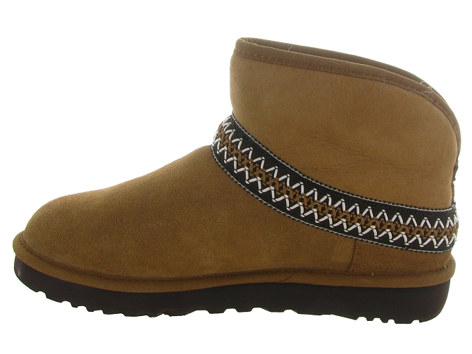 apres ski bottes fourrees - Bottine chaude - femme - Nubuck - Marron - Ugg australia7393501_4