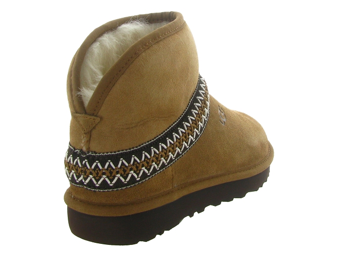 apres ski bottes fourrees - Bottine chaude - femme - Nubuck - Marron - Ugg australia7393501_5