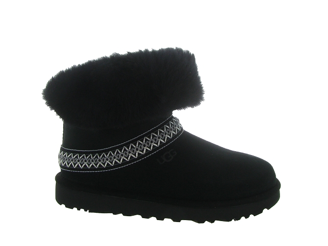 apres ski bottes fourrees - Botte fourrée - femme - Nubuck - Noir - Ugg australia7393601_2