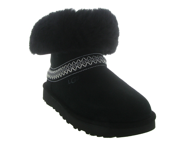 apres ski bottes fourrees - Botte fourrée - femme - Nubuck - Noir - Ugg australia7393601_3