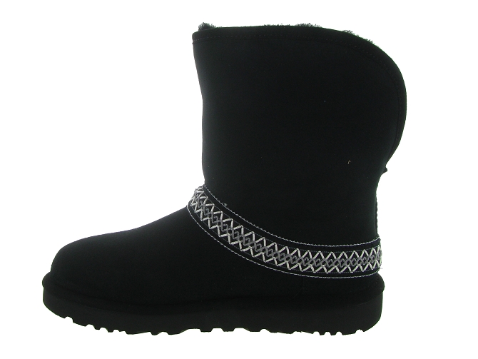 apres ski bottes fourrees - Botte fourrée - femme - Nubuck - Noir - Ugg australia7393601_4