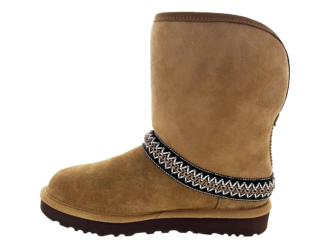 apres ski bottes fourrees - Chaussure neige - femme - Nubuck - Marron - Ugg australia7393602_5