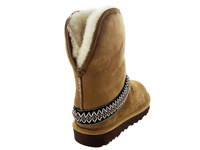 apres ski bottes fourrees - Chaussure neige - femme - Nubuck - Marron - Ugg australia7393602_6