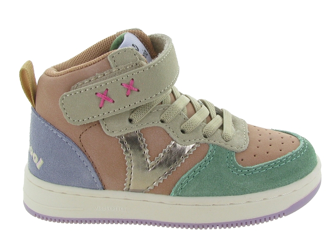 baskets et sneakers -  - bebe fille - Nubuck - Rose - Victoria7395101_2