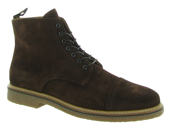 bottines et boots - Casual  - homme - Nubuck - Marron - Schmoove