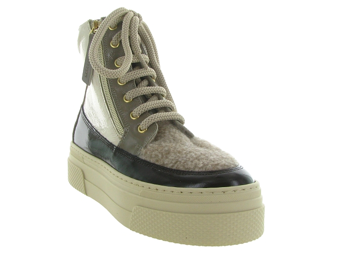 baskets et sneakers - Montante - femme - Cuir - Beige - Armando7397901_3