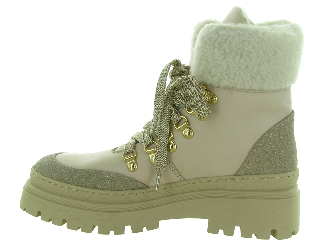 apres ski bottes fourrees - Chaussure neige - femme - Cuir - Taupe - Armando7398001_4