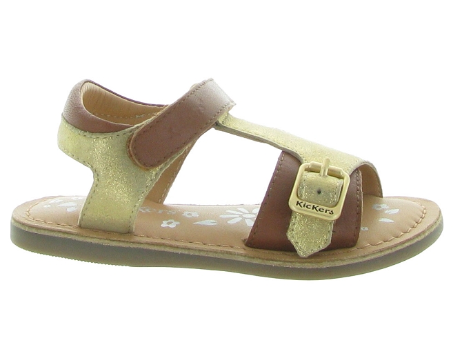 sandales et nu pieds -  - junior fille - Cuir - Marron - Kickers7399702_2