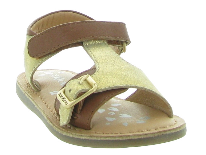 sandales et nu pieds -  - junior fille - Cuir - Marron - Kickers7399702_3