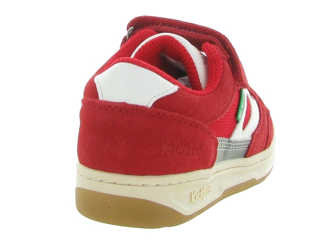 baskets et sneakers - Semelle souple - bebe garcon - Toile Jean - Rouge - Kickers7400101_5