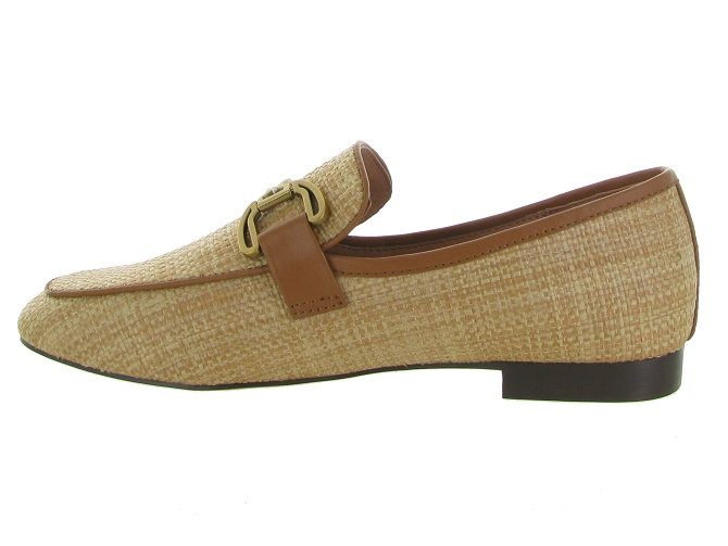 mocassins - Elégant - femme - Cuir - Beige - Bibi lou7401301_4