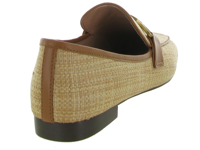 mocassins - Elégant - femme - Cuir - Beige - Bibi lou7401301_5