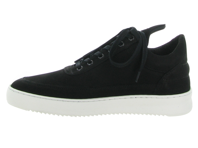 Filling pieces baskets et sneakers low top ripple basic black noir8023201_4