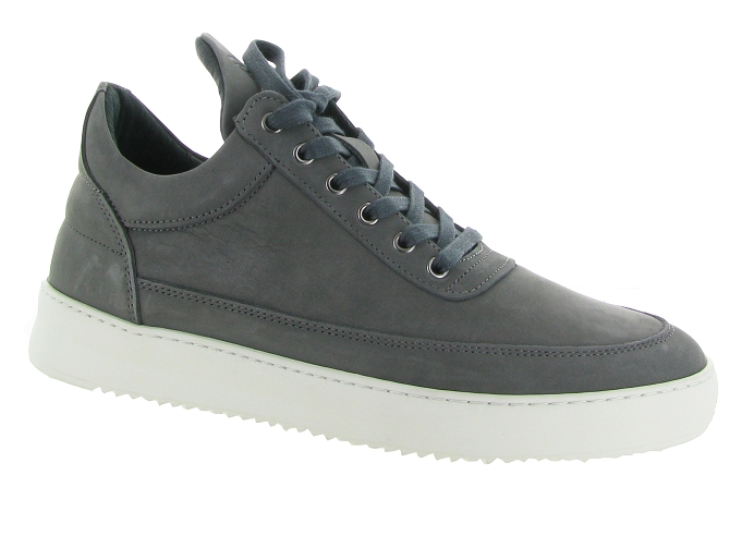 baskets et sneakers - Tendance - homme - Nubuck - Gris - Filling pieces