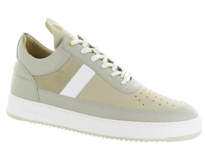 baskets et sneakers - Tendance - homme - Cuir - Gris - Filling pieces