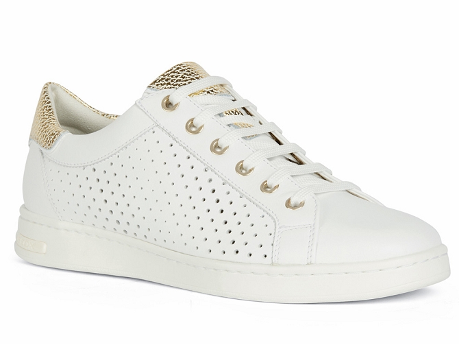 baskets et sneakers - Confort - femme - Cuir - Blanc - Geox