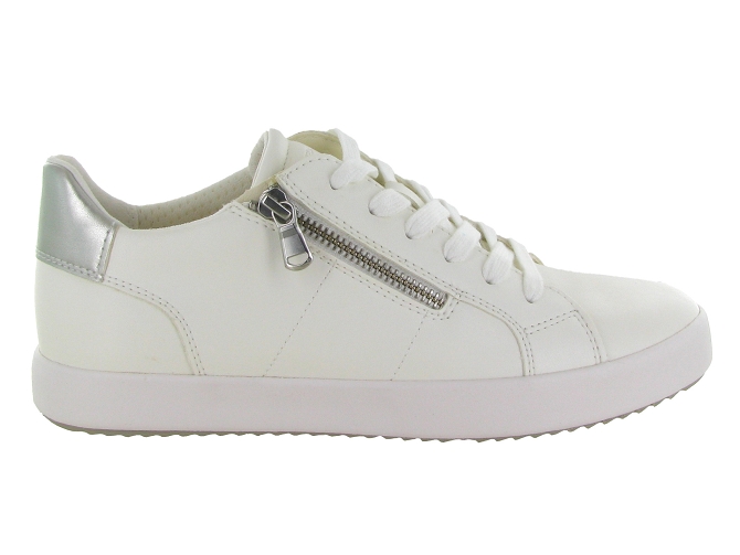 baskets et sneakers - Confort - femme - Cuir - Blanc - Geox8027701_2