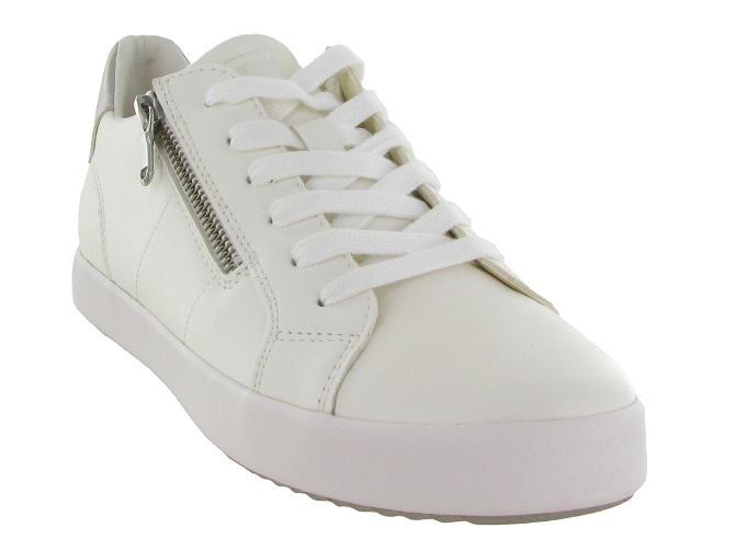 baskets et sneakers - Confort - femme - Cuir - Blanc - Geox8027701_3