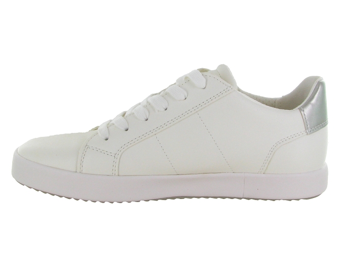 baskets et sneakers - Confort - femme - Cuir - Blanc - Geox8027701_4