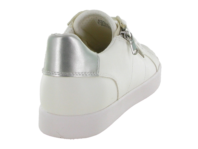 baskets et sneakers - Confort - femme - Cuir - Blanc - Geox8027701_5