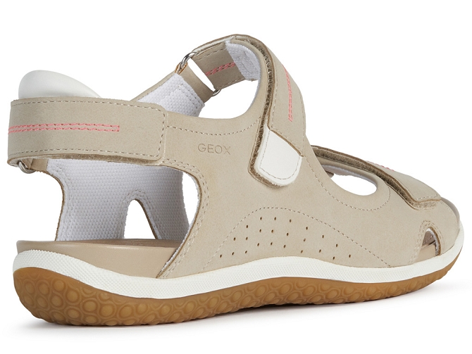 sandales et nu pieds - Confort - femme - Synthétique - Taupe - Geox8028002_5