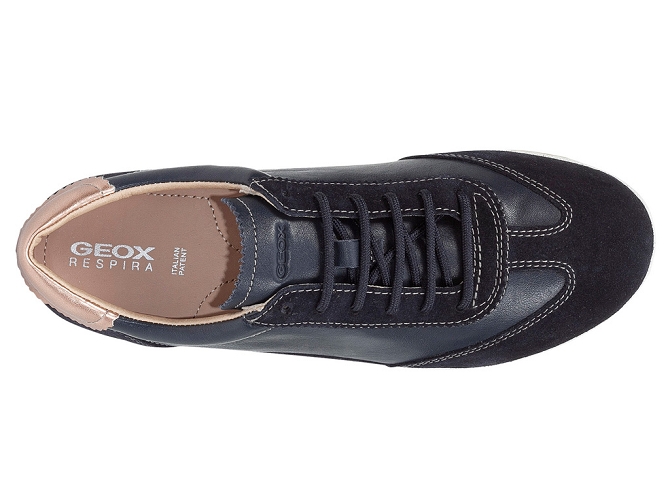 baskets et sneakers - Confort - femme - Cuir - Bleu Marine - Geox8028101_3