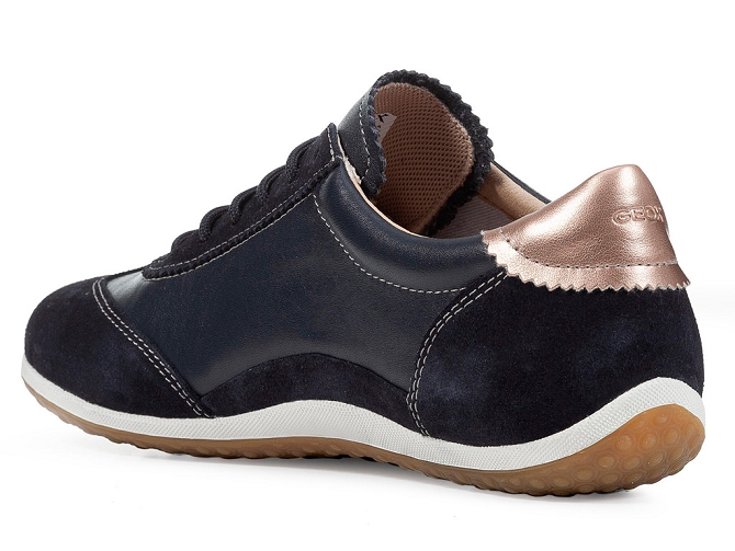 baskets et sneakers - Confort - femme - Cuir - Bleu Marine - Geox8028101_4