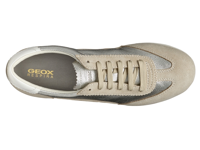 baskets et sneakers - Confort - femme - Cuir - Taupe - Geox8028201_3