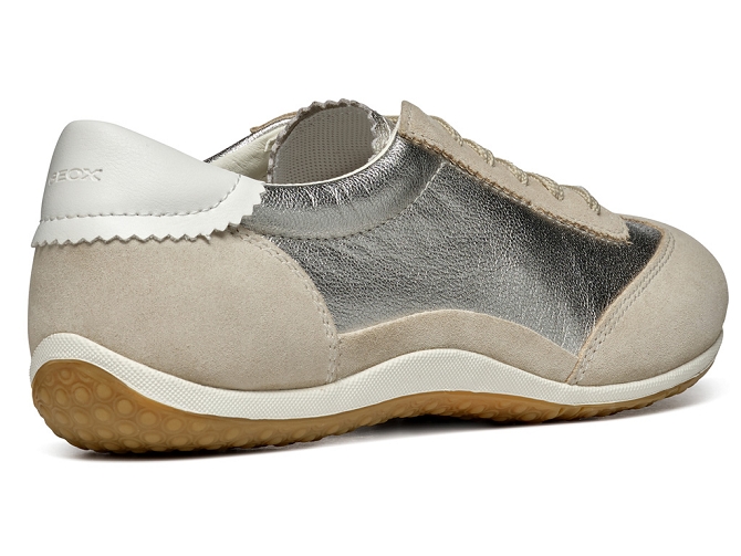 baskets et sneakers - Confort - femme - Cuir - Taupe - Geox8028201_5