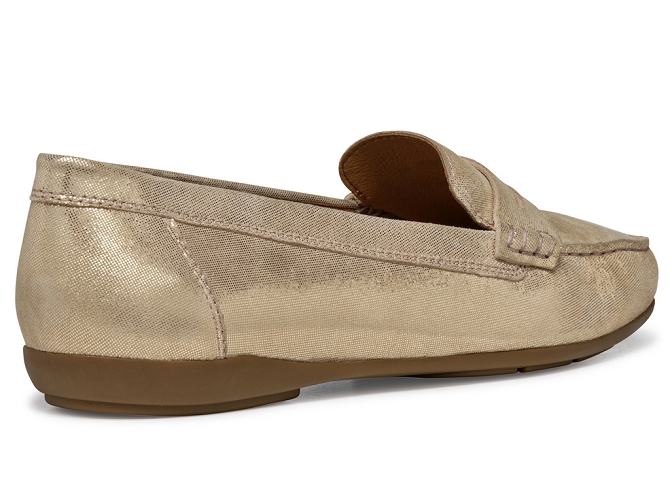 mocassins - Décontracté - femme - Cuir - Or - Geox8028401_5