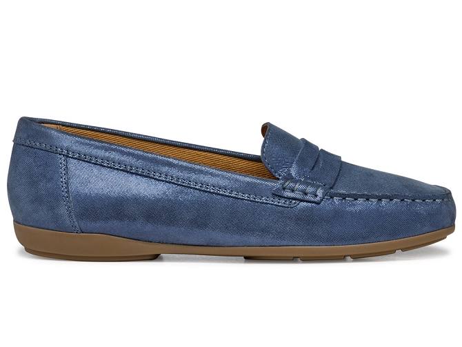 mocassins - Décontracté - femme - Cuir - Bleu Marine - Geox8028402_2