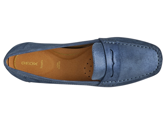 mocassins - Décontracté - femme - Cuir - Bleu Marine - Geox8028402_3