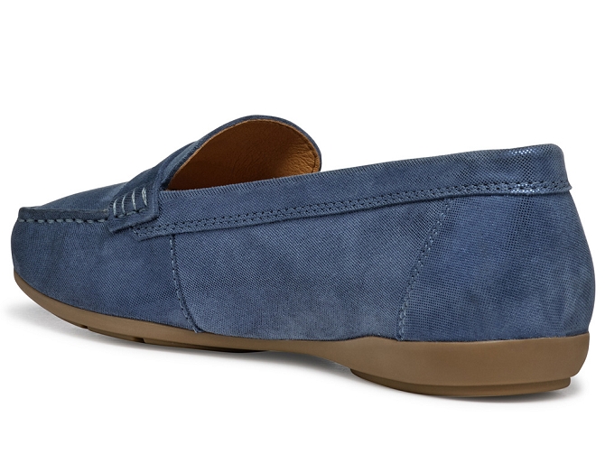 mocassins - Décontracté - femme - Cuir - Bleu Marine - Geox8028402_4