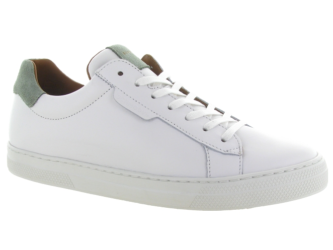 baskets et sneakers - Tendance - homme - Cuir - Blanc - Schmoove