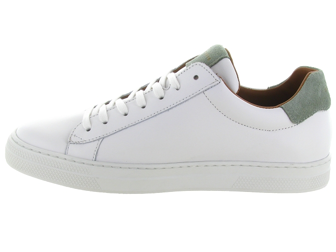 baskets et sneakers - Tendance - homme - Cuir - Blanc - Schmoove8031901_4