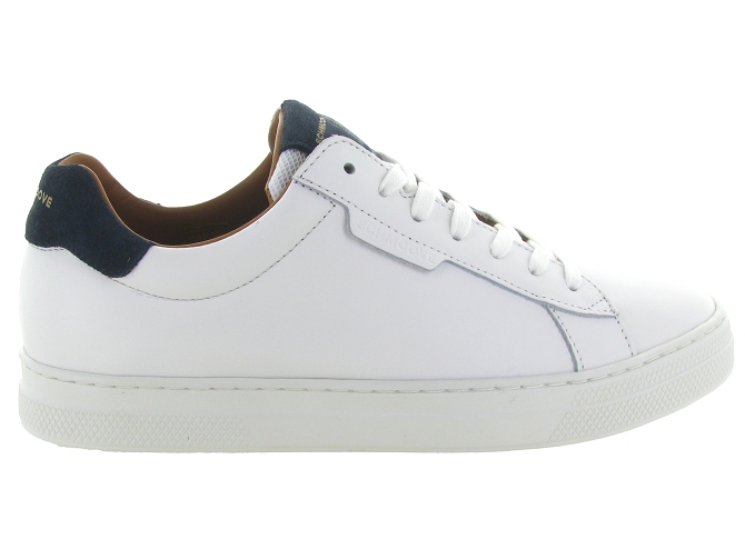 baskets et sneakers - Tendance - homme - Cuir - Bleu Marine - Schmoove8032201_2