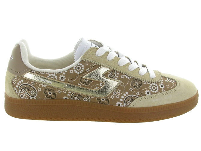 baskets et sneakers - Tendance - femme - Cuir - Beige - Schmoove8032901_2