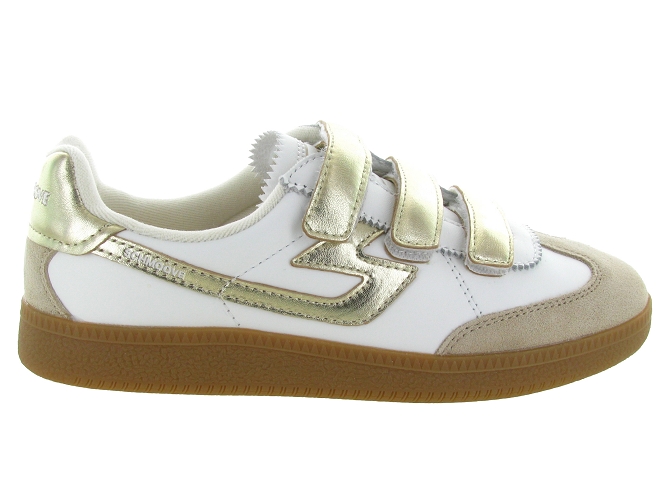 baskets et sneakers - Tendance - femme - Cuir - Blanc - Schmoove8032902_2